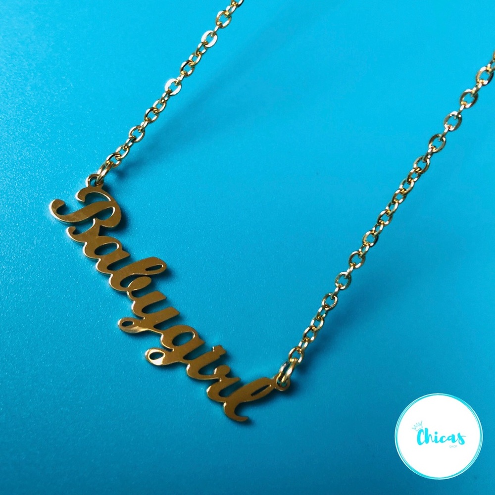 Gold Babygirl Necklace
